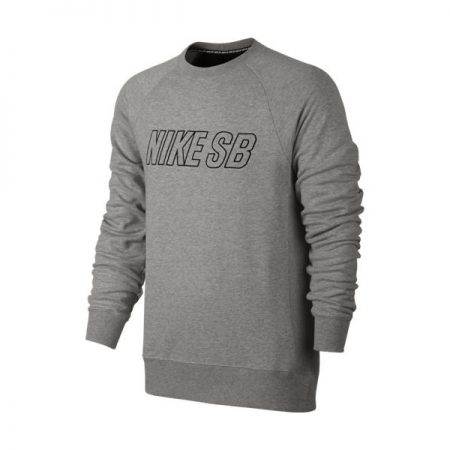 Nike SB Everett Reveal Crew Top Dark Grey Heather Black at BAYSIXTY6 Skate Shop