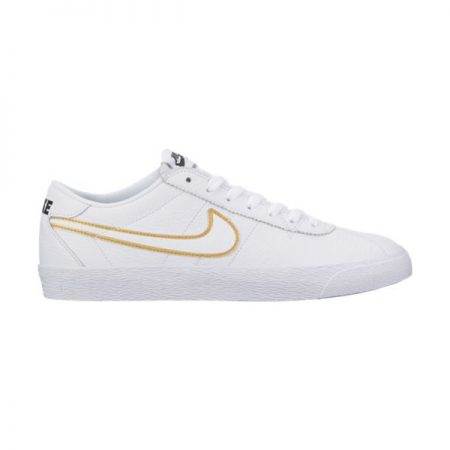 877045-117 Nike SB Zoom Bruin Premium SE White White Metallic Gold Black at BAYSIXTY6 Skate Shop r