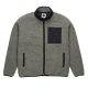 Polar Skate Co Teddy Fleece Jacket Grey/Black at BAYSIXTY6