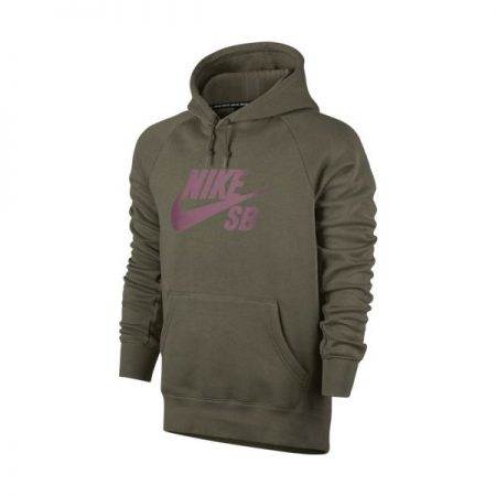 846886-222 Nike SB Icon Hoodie Medium Olive at BAYSIXTY6 Skate Shop f