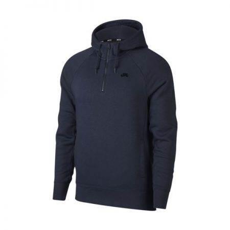 Nike SB Half Zip Icon Hoodie Thunder Blue Black at BAYSIXTY6 Skate Shop