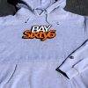 BAYSIXTY6 Hoodie Grey Orange logo at BAYSIXTY6 Skate Shop cu