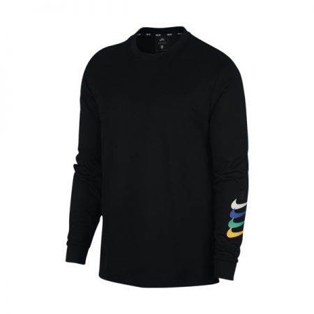 886100-010 Nike SB Dry Fit GFX Longsleeve Top Black at BAYSIXTY6 Skate Shop