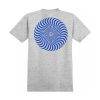 Spitfire T Shirt Classic Swirl Athletic Heather/White at BAYSIXTY6 Skate Shop B