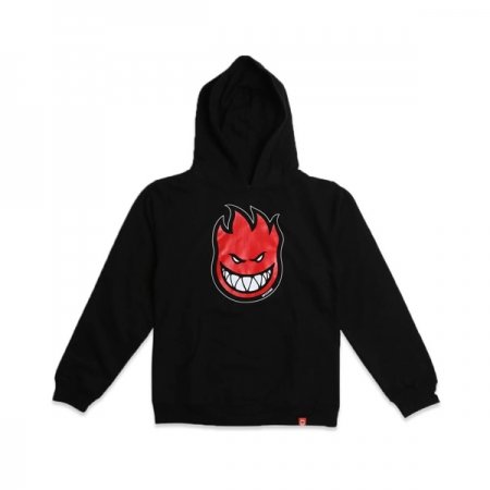 Spitfire Youth Hoody Bighead Fill Black/Red/White at BAYSIXTY6 Skate Shop