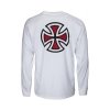 INA-LTE Independent Longsleeve Bar Cross T Shirt White at BAYSIXTY6 Skate Shop b