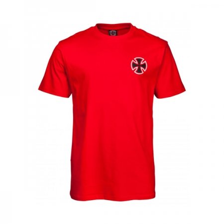 INA-TEE Independent BTG Cross Tee Red at BAYSIXTY6 Skate Shop f