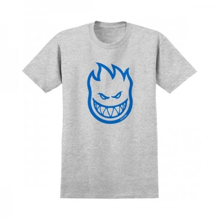 Spitfire Youth T Shirt Bighead Athletic Heather/Blue at BAYSIXTY6 Skate Shop