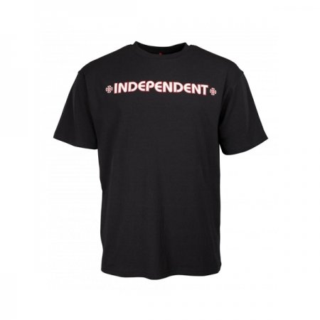 INA-TEE Independent Bar Cross T Shirt Black at BAYSIXTY6 Skate Shop f