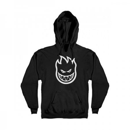 Spitfire Bighead Hoodie Black White at BAYSIXTY6 Skate Shop
