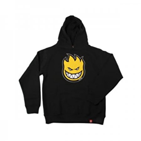 Spitfire Youth Bighead Hoodie Black Yellow at BAYSIXTY6 Skate Shop