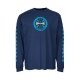 Independent LS T Shirt Hollow Cross Navy at BAYSIXTY6 Skate Shop f