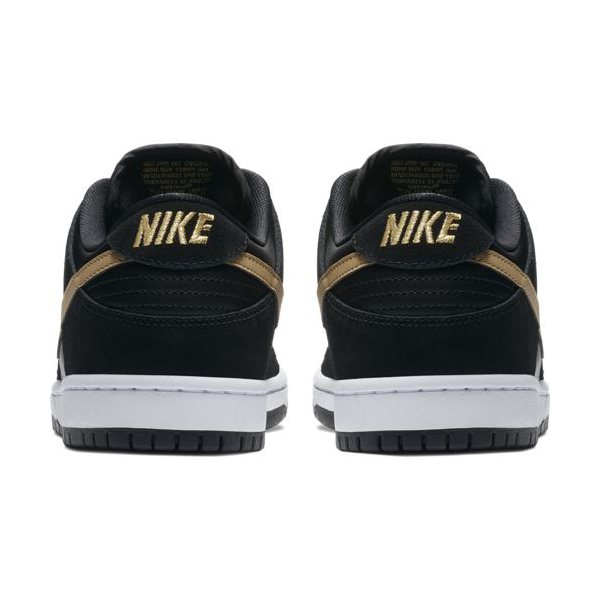 nike sb dunk low black gold