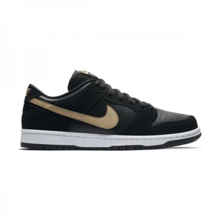 BQ6817-002 Nike SB Dunk Low Pro Black Metallic Gold White at BAYSIXTY6 Skate Shop r