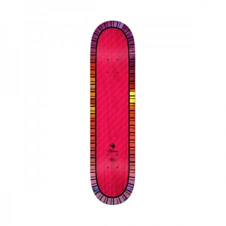 Real Perimeter Chima EMB Pink Deck 8.18 at BAYSIXTY6 Skate Shop f