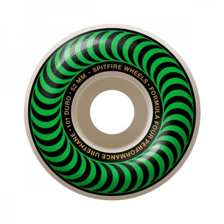 Spitfire Formula Four Classics 101DU 52MM Green at BAYSIXTY6 Skate Shop f