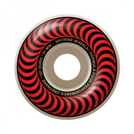Spitfire Formula Four Classics 101DU 51MM Red at BAYSIXTY6 Skate Shop f
