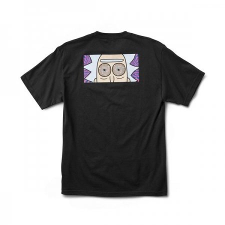 Primitive Rick Hypno Eyes T-Shirt in Black at BAYSIXTY6 Skate Shop