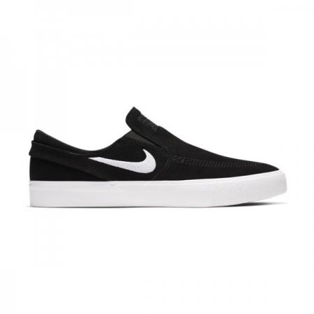 AT8899-002 Nike SB Zoom Janoski Slip RM Black White at BAYSIXTY6 Skate Shop