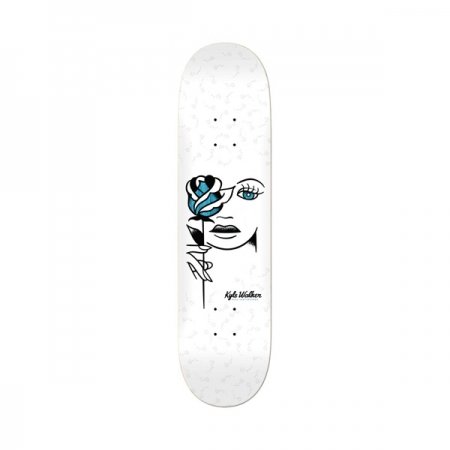 Real Kyle Rosy Disposition Deck White 8.25 FULL SE at BAYSIXTY6 Skate Shop