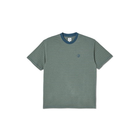 Polar Skate Co Dizzy Stripe Tee Blue at BAYSIXTY6 Skate Shop
