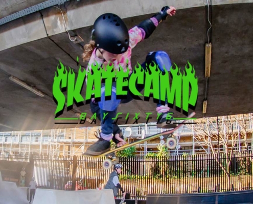 Drop In to Skate Camp Autumn 2025 at BAYSIXTY6 Skate Park slider