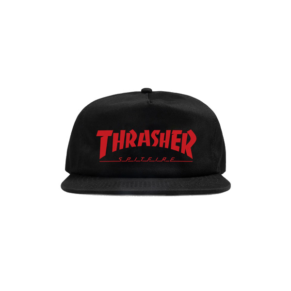 Thrasher x Spitfire Cap Thrash & Burn Black at BAYSIXTY6