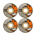 Spitfire Formula Four Radial Full Wheels 101DU