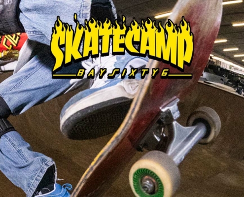 Booking NOW Skate Camp Summer Half Term 2026 at BAYSIXTY6 Skate Park slider