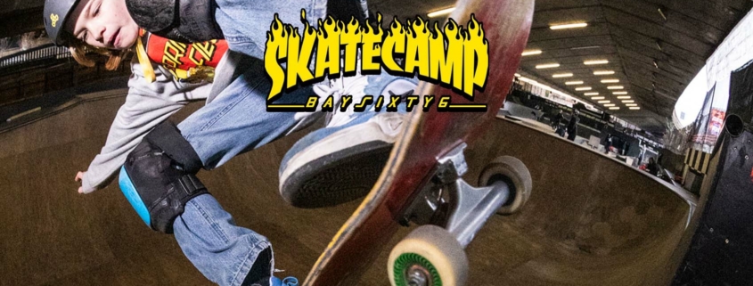 Booking NOW Skate Camp Summer Half Term 2026 at BAYSIXTY6 Skate Park slider